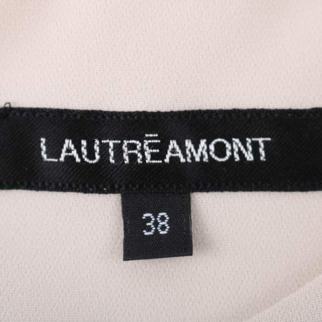 LAUTREAMONT(ロートレアモン)のロートレアモン ワンピース ドレス ノースリーブ トップス 日本製 レディース 38サイズ ベージュ LAUTREAMONT レディースのワンピース(その他)の商品写真
