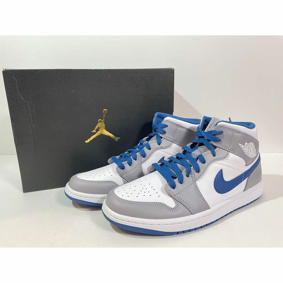 NIKE(ナイキ)の【新品】27cm Nike Air Jordan1 MID True Blue メンズの靴/シューズ(スニーカー)の商品写真