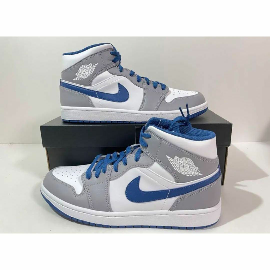 NIKE(ナイキ)の【新品】27cm Nike Air Jordan1 MID True Blue メンズの靴/シューズ(スニーカー)の商品写真