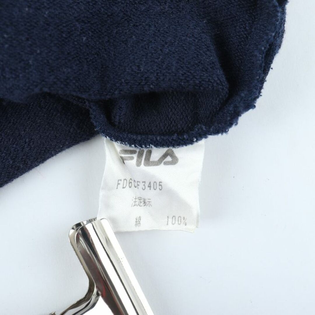 FILA(フィラ)のフィラ 半袖Tシャツ ハーフジップ ハイネック スポーツウエア メンズ Mサイズ ネイビー×レッド×オフホワイト FILA メンズのトップス(Tシャツ/カットソー(半袖/袖なし))の商品写真