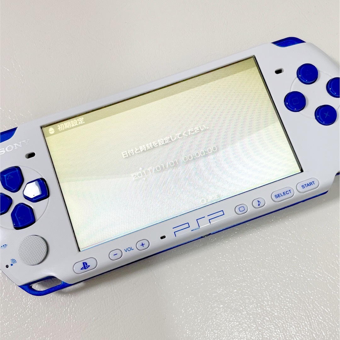 PSP 3000 ホワイト ブルー 本体 PSPJ-30018 ソニー 白 青 ゲーム PSP 3000 ホワイト ブルー 本体 PSPJ-30018 ソニー 白 青 ゲーム