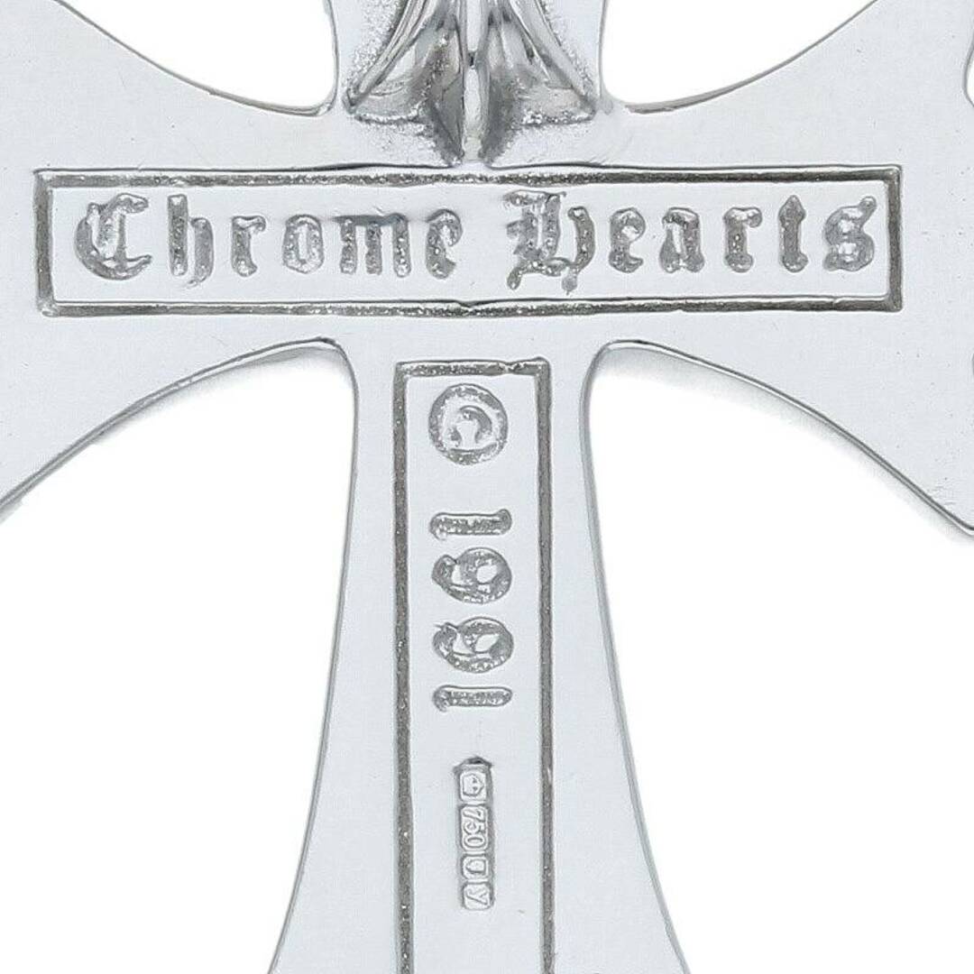 Chrome Hearts(クロムハーツ)のクロムハーツ  18K CH CRS SML P DMND スモールCHクロス PAVEダイヤ/ホワイトゴールドペンダントネックレストップ メンズ メンズのアクセサリー(ネックレス)の商品写真