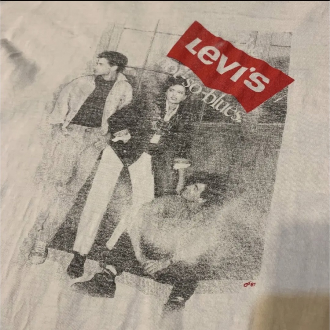 Levi's(リーバイス)のヴィンテージ　リーバイス　Tシャツ　白　古着　フォトT Levi's アメカジ メンズのトップス(Tシャツ/カットソー(半袖/袖なし))の商品写真