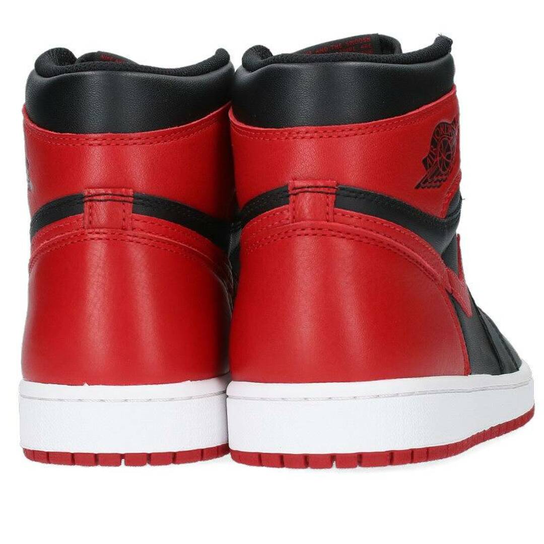 NIKE(ナイキ)のナイキ  AIR JORDAN 1 RETRO HIGH OG BANNED 555088-001 エアジョーダン1レトロハイオージーバンドスニーカー メンズ 27.5cm メンズの靴/シューズ(スニーカー)の商品写真