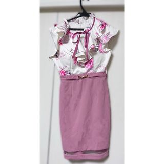 デイジーストア(dazzy store)の【美品】dazzystore花柄ピンクドレス【デイジーストア】(ナイトドレス)