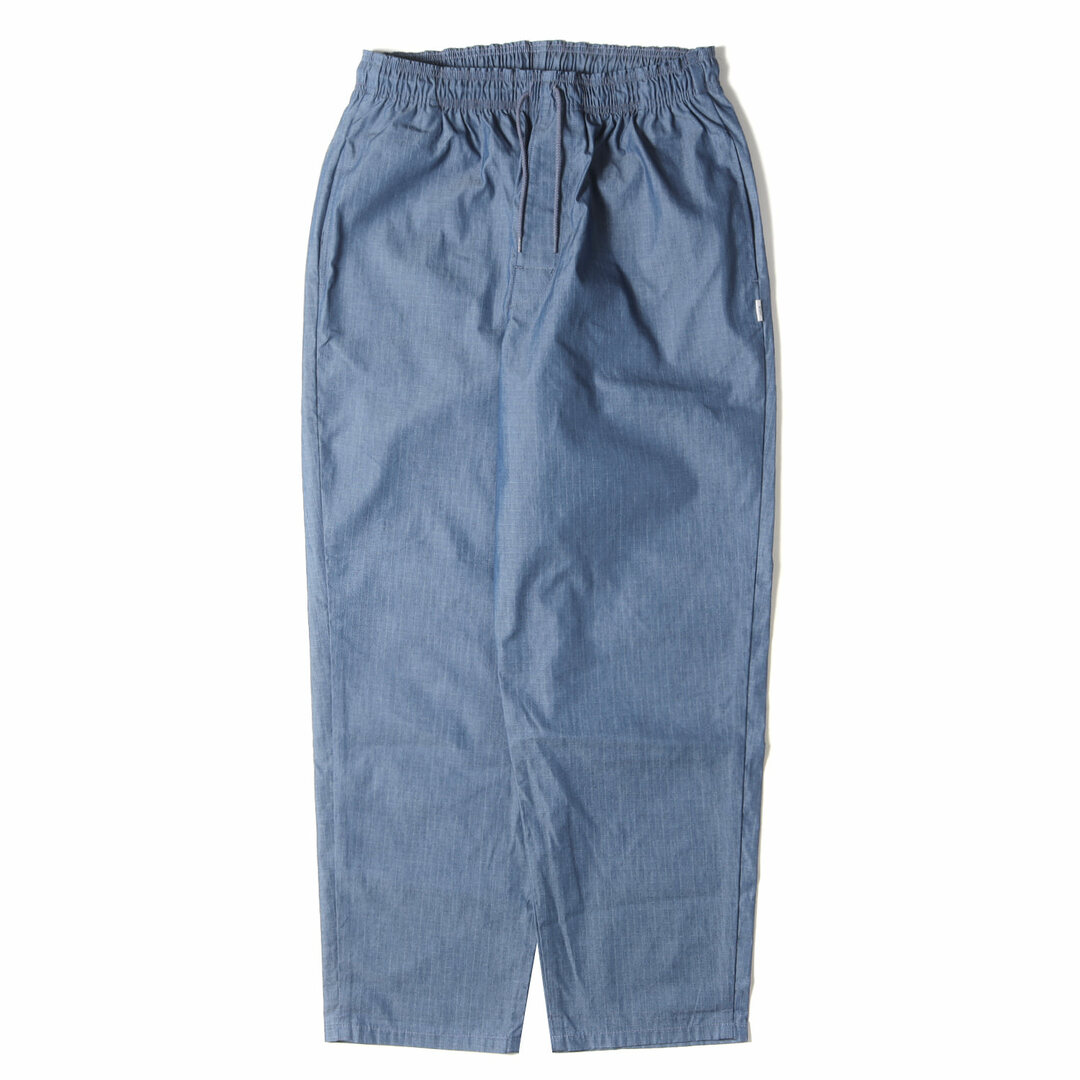 W)taps(ダブルタップス)の美品 WTAPS ダブルタップス パンツ サイズ:L 22SS リップストップ デニム イージー パンツ SEAGULL 03 TROUSERS NYCO. RIPSTOP. DENIM インディゴ ブルー【メンズ】【中古】 メンズのパンツ(デニム/ジーンズ)の商品写真