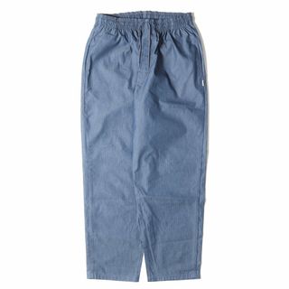 ダブルタップス(W)taps)の美品 WTAPS ダブルタップス パンツ サイズ:L 22SS リップストップ デニム イージー パンツ SEAGULL 03 TROUSERS NYCO. RIPSTOP. DENIM インディゴ ブルー【メンズ】【中古】(デニム/ジーンズ)