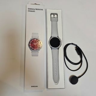 サムスン(SAMSUNG)のGalaxy Watch 6 Classic 43mm silver(腕時計(デジタル))