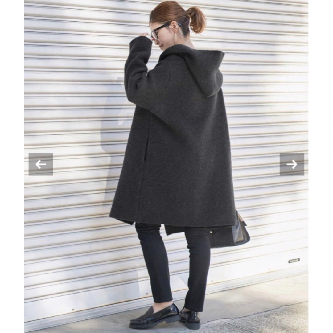 Spick & Span(スピックアンドスパン)の新品spick and span ADAWAS  HOODIE GOWN レディースのジャケット/アウター(ガウンコート)の商品写真