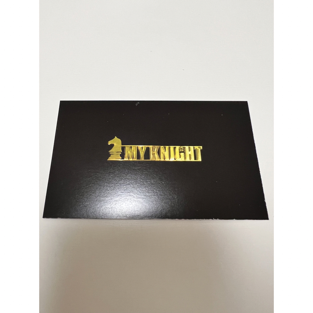 MY (K)NIGHT マイ・ナイト　名刺風カード　フォトカード エンタメ/ホビーのタレントグッズ(男性タレント)の商品写真