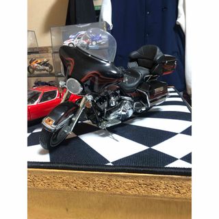 ハーレーダビッドソン(Harley Davidson)のハーレーダビッドソン　1/12?  ダイキャスト　ジャンク品(模型/プラモデル)