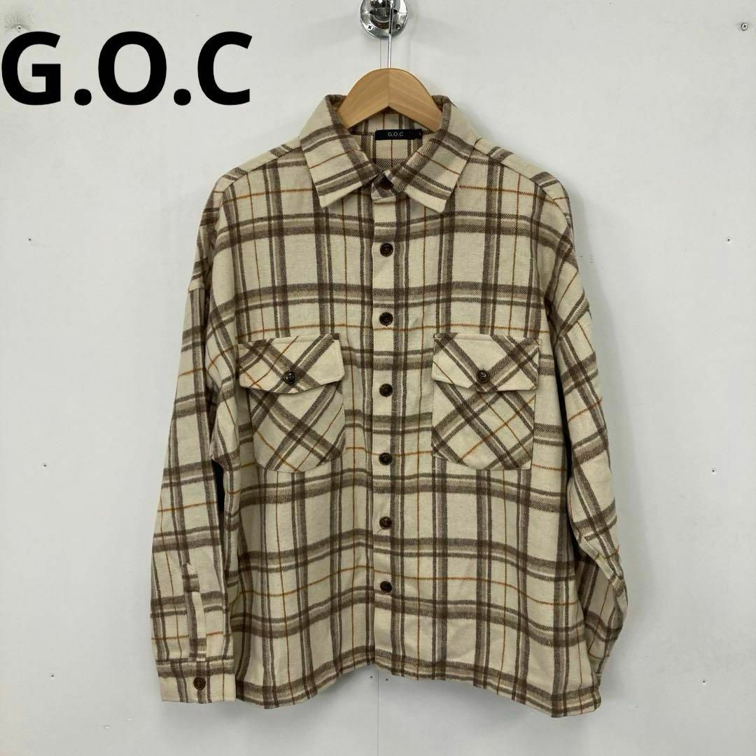 G.O.C チェック 長袖シャツ サイズLの通販 by ta's shop｜ラクマ