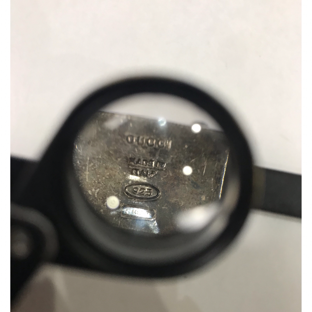 Gucci(グッチ)のRR870 グッチ　925 プレートブレスレット　18cm  メンズのアクセサリー(ブレスレット)の商品写真