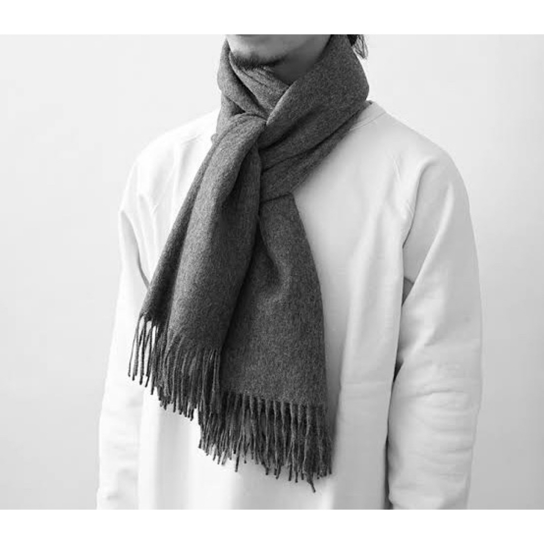 ザイノウエブラザーズ BRUSHED SCARF ベビーアルパカマフラーの通販 by