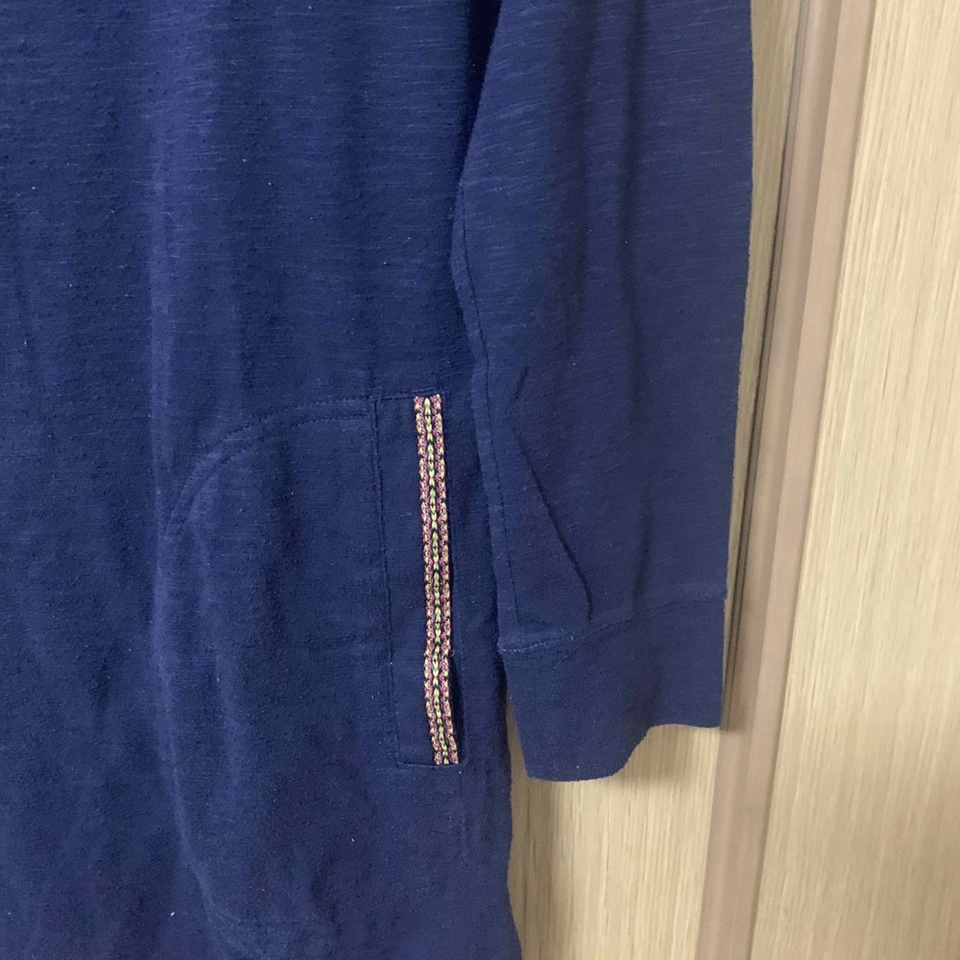 レディース パーカー付ロンＴ M レディースのトップス(Tシャツ(長袖/七分))の商品写真