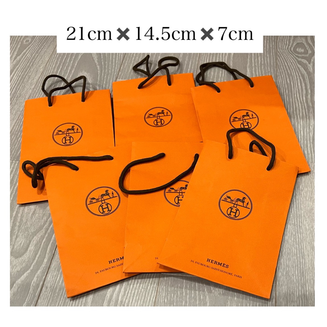 Hermes - HERMES ショップ袋 6枚セットの通販 by mamashop｜エルメス