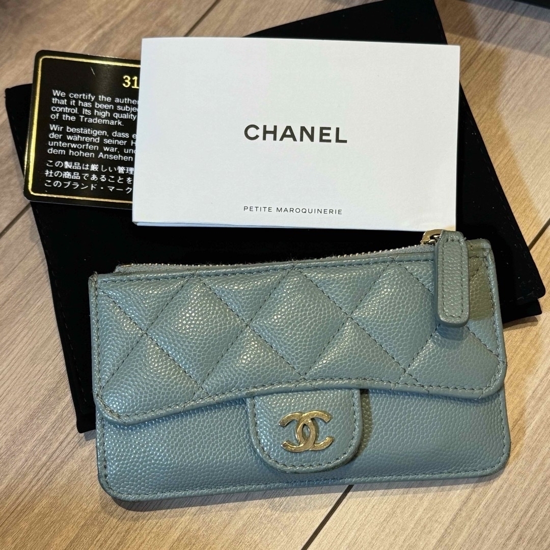 CHANEL(シャネル)のCHANELコインケース　カードケース　フラグメントケース キャビアスキン レディースのファッション小物(パスケース/IDカードホルダー)の商品写真