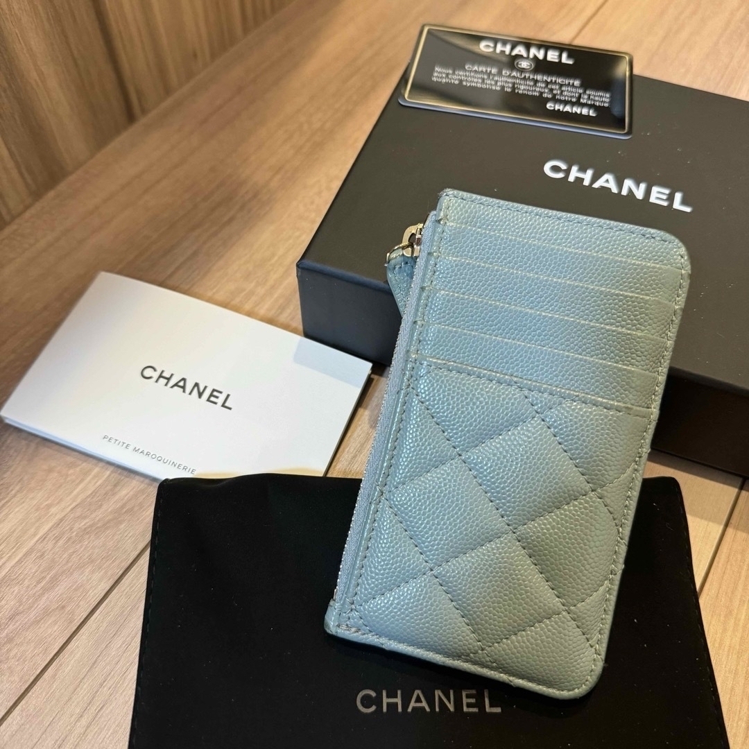 CHANEL(シャネル)のCHANELコインケース　カードケース　フラグメントケース キャビアスキン レディースのファッション小物(パスケース/IDカードホルダー)の商品写真