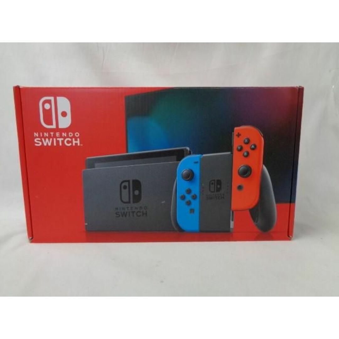 品 ゲーム Nintendo switch ニンテンドースイッチ 本体 HAC-001 ネオンブルー ネオンレッド 動作品 箱あり 周辺機器 付きC00719192商品名