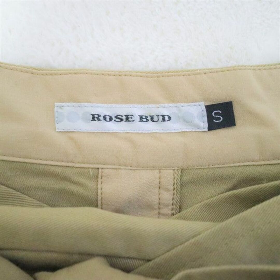 ROSE BUD(ローズバッド)の定価約12,000円☆ROSE BUD ウエストリボンスカート ベージュ レディースのスカート(ひざ丈スカート)の商品写真