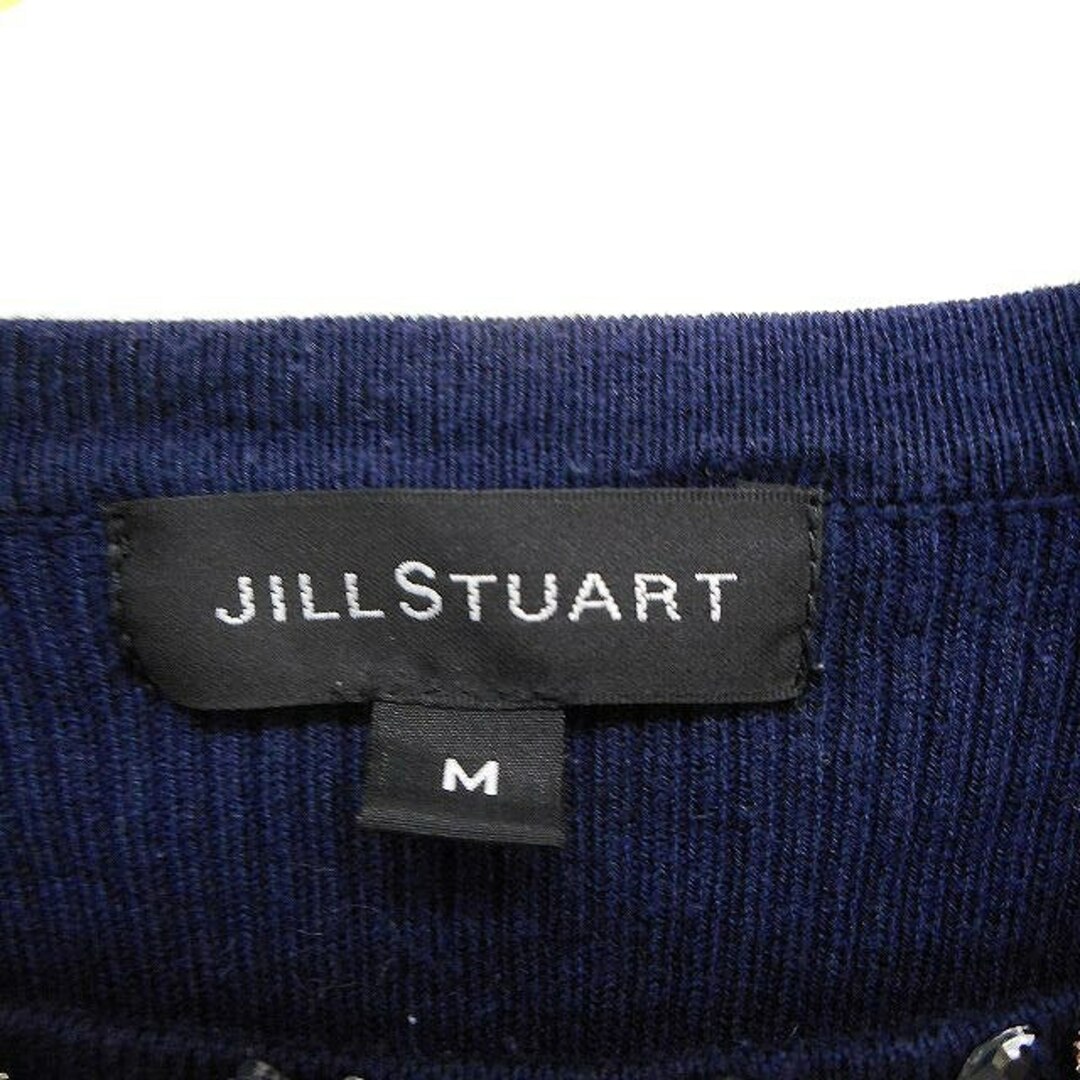 JILLSTUART(ジルスチュアート)のジルスチュアート JILL STUART ビジュー付き リブ ニット セーター レディースのトップス(ニット/セーター)の商品写真