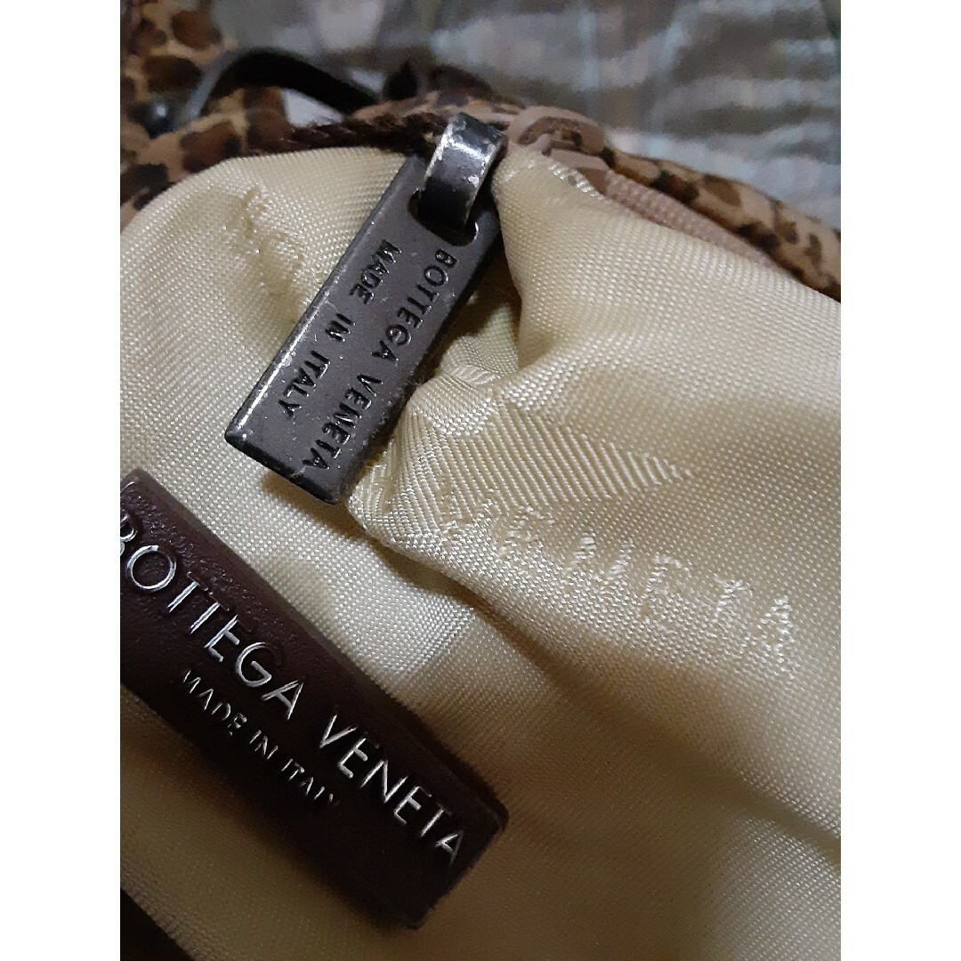 Bottega Veneta(ボッテガヴェネタ)のボッテガヴェネタBOTTEGA VENETA 本革コンビ/ヒョウ柄/トートバッグ レディースのバッグ(トートバッグ)の商品写真