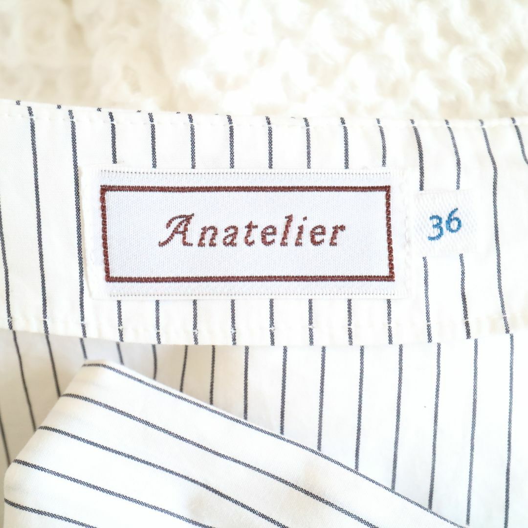 anatelier(アナトリエ)の定価約12,000円☆anatelier アシメリボンタイプライターブラウス レディースのトップス(シャツ/ブラウス(半袖/袖なし))の商品写真