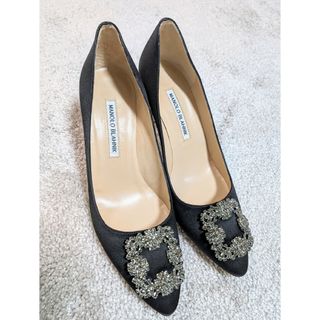 マノロブラニク(MANOLO BLAHNIK)の新品未使用　Manolo Blahnik　マノロブラニク　ハンギシ　38(ハイヒール/パンプス)