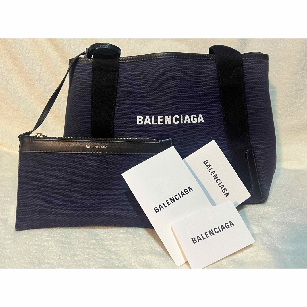 Balenciaga(バレンシアガ)のBALENCIAGA バレンシアガ トート バッグ ネイビー S レディースのバッグ(トートバッグ)の商品写真