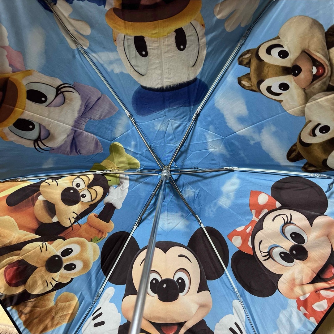 Disney(ディズニー)のディズニー　ランド　シー　旧フェイス　晴雨兼用　折りたたみ傘 レディースのファッション小物(傘)の商品写真
