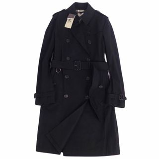 バーバリー(BURBERRY)の未使用 バーバリー BURBERRY コート トレンチコート 裏チェック 英国製 アウター レディース UK10 US8 IT42(M相当) ブラック(トレンチコート)