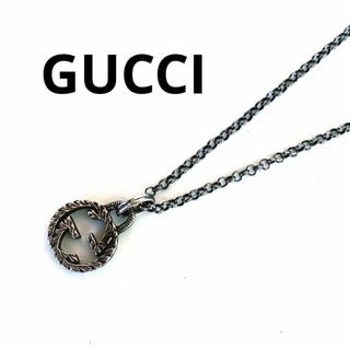 グッチ(Gucci)の【特別価格】極美品❤︎GUCCIGGインターロッキング アラベスクSVネックレス(ネックレス)