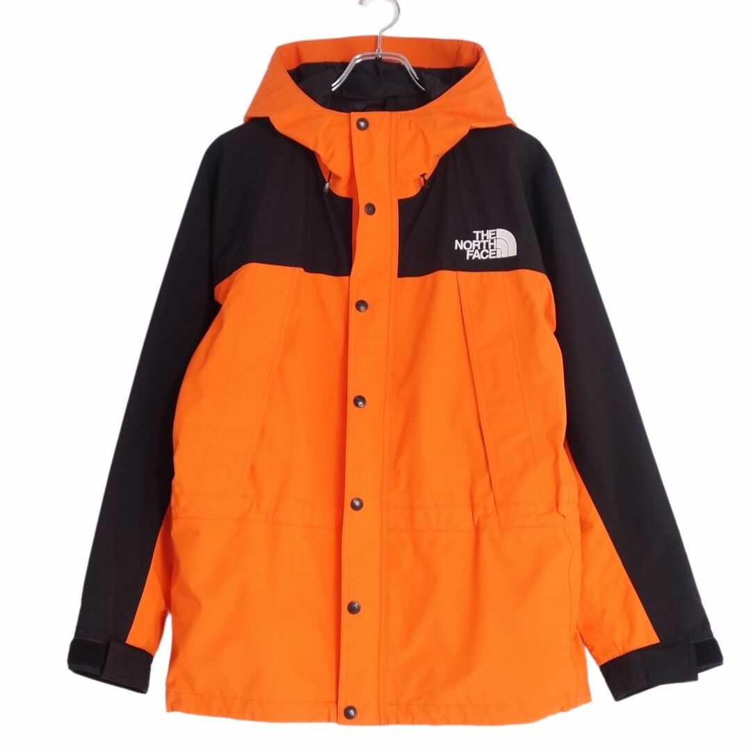 美品 ザノースフェイス THE NORTH FACE ジャケット マウンテンパーカー Mountain Light Jacket マウンテンライトジャケット GORE-TEX アウター メンズ NP11834 M オレンジ/ブラックカラーオレンジブラック