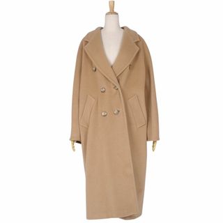 マックスマーラ(Max Mara)の美品 マックスマーラ Max Mara コート 白タグ アイコンコート 101801 ロングコート ウール カシミヤ アウター レディース JI40 USA6 FB38(M相当) ブラウン(その他)