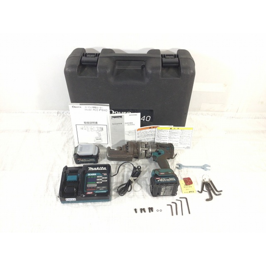 ☆中古品☆Ogura オグラ 40Vmax コードレス 充電式 鉄筋カッター ☆中古品☆Ogura オグラ 40Vmax コードレス 充電式 鉄筋カッター