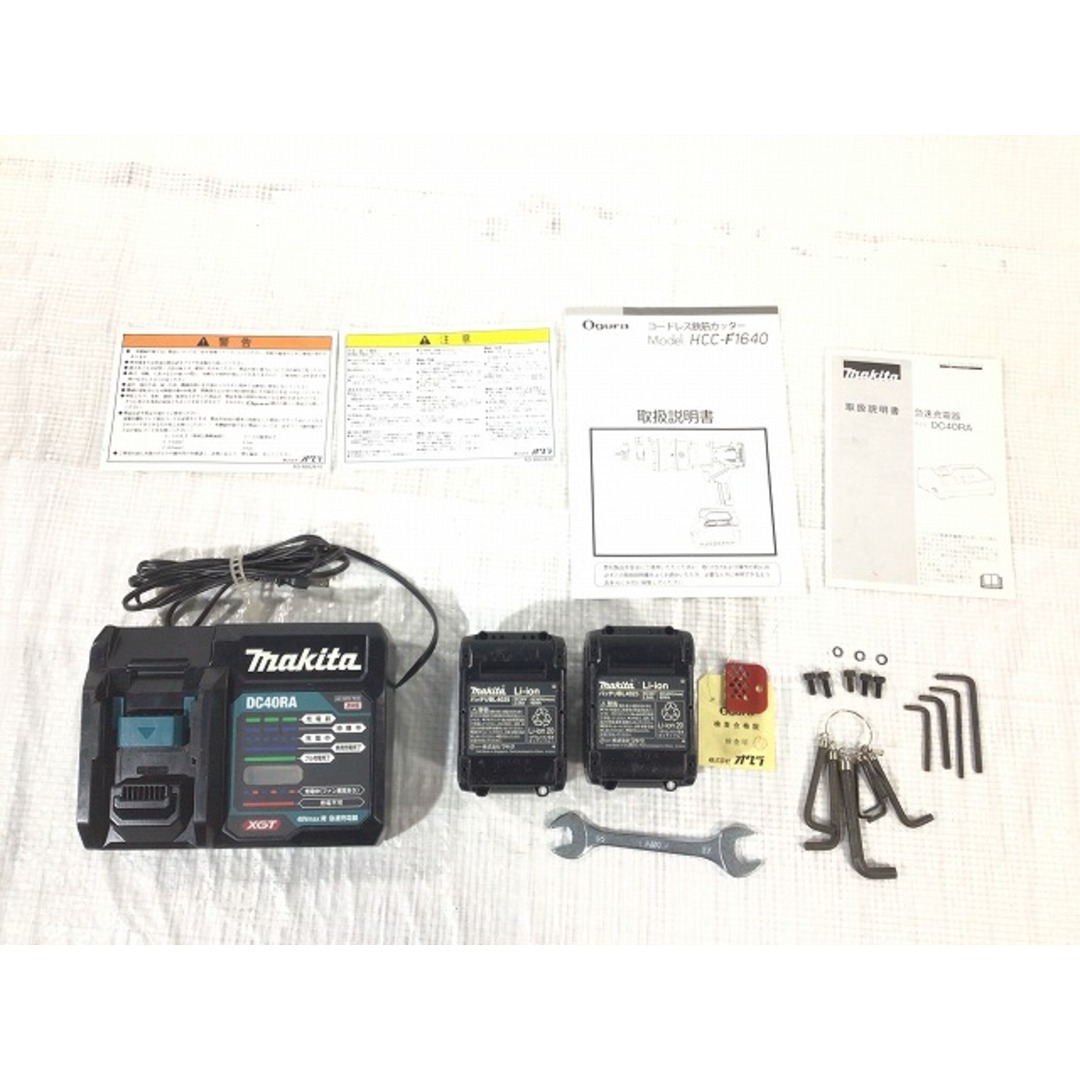 ☆中古品☆Ogura オグラ 40Vmax コードレス 充電式 鉄筋カッター ☆中古品☆Ogura オグラ 40Vmax コードレス 充電式 鉄筋カッター