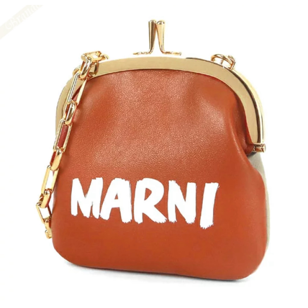 Marni(マルニ)のマルニ MARNI  ショルダーバッグ がま口 ロゴ ポシェット コインケース レディースのバッグ(ショルダーバッグ)の商品写真