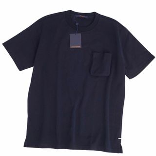 ルイヴィトン(LOUIS VUITTON)の未使用 ルイヴィトン LOUIS VUITTON Tシャツ シグネチャー3Dポケットモノグラム カットソー ショートスリーブ トップス メンズ イタリア製 XL ネイビー(Tシャツ/カットソー(半袖/袖なし))