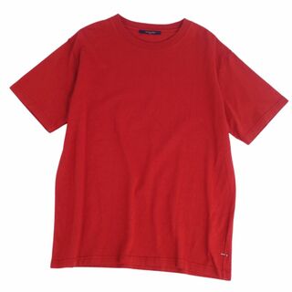 ルイヴィトン(LOUIS VUITTON)の美品 ルイヴィトン LOUIS VUITTON Tシャツ インサイドアウト カットソー トップス メンズ イタリア製 XL レッド(Tシャツ/カットソー(半袖/袖なし))