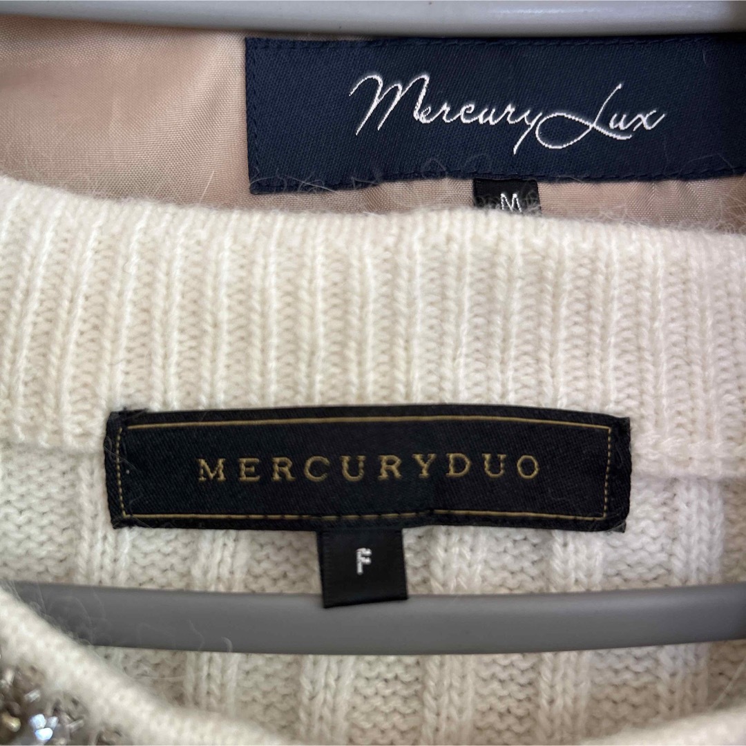 MERCURYDUO(マーキュリーデュオ)の【MERCURYDUO】 チェスターコート&ニットワンピ 2点セットまとめ売り レディースのレディース その他(セット/コーデ)の商品写真