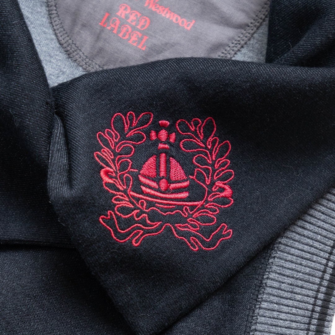 【Vivienne Westwood】ノースリーブワンピース　オーブ　刺繍ロゴ