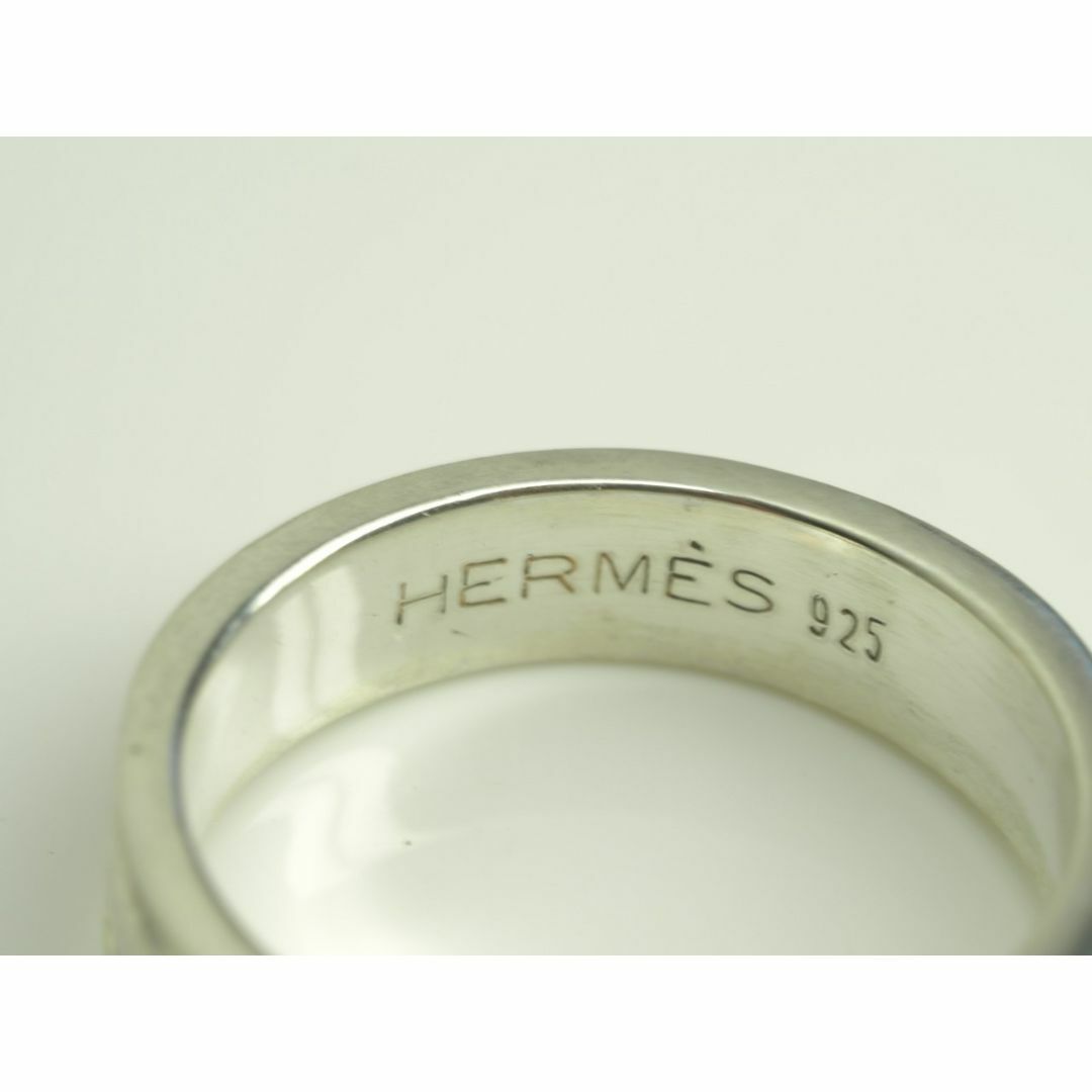 Hermes - HERMES エルメス サンチュールベルトリング シルバー 11.5号