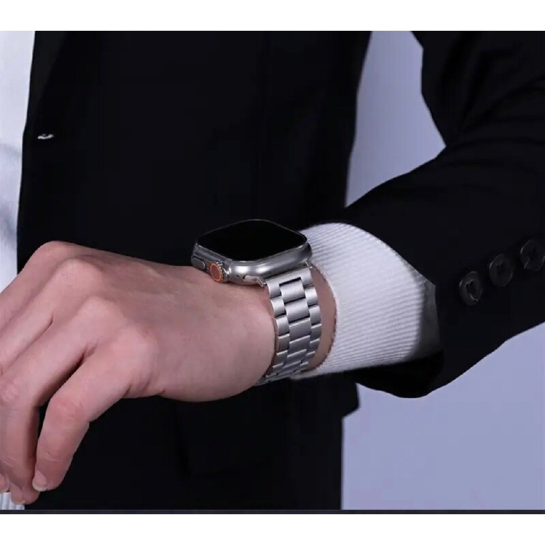 Apple Watch(アップルウォッチ)の★セール★Apple Watch ステンレベルト TPU側面カバー 38mm レディースのファッション小物(腕時計)の商品写真