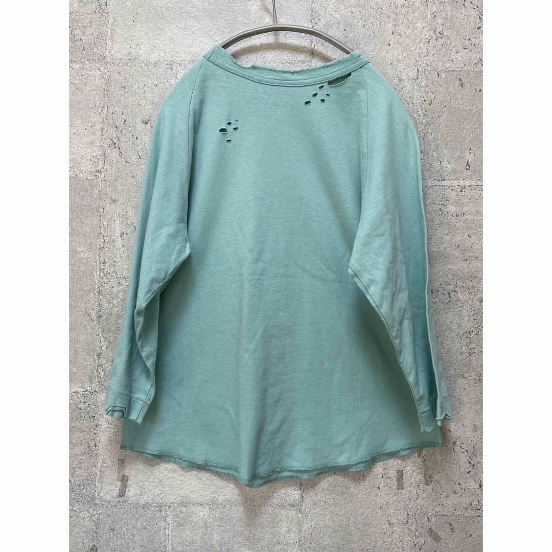 moussy(マウジー)のMOUSSY  ⭐️ダメージTシャツカットソー レディースのトップス(Tシャツ(長袖/七分))の商品写真