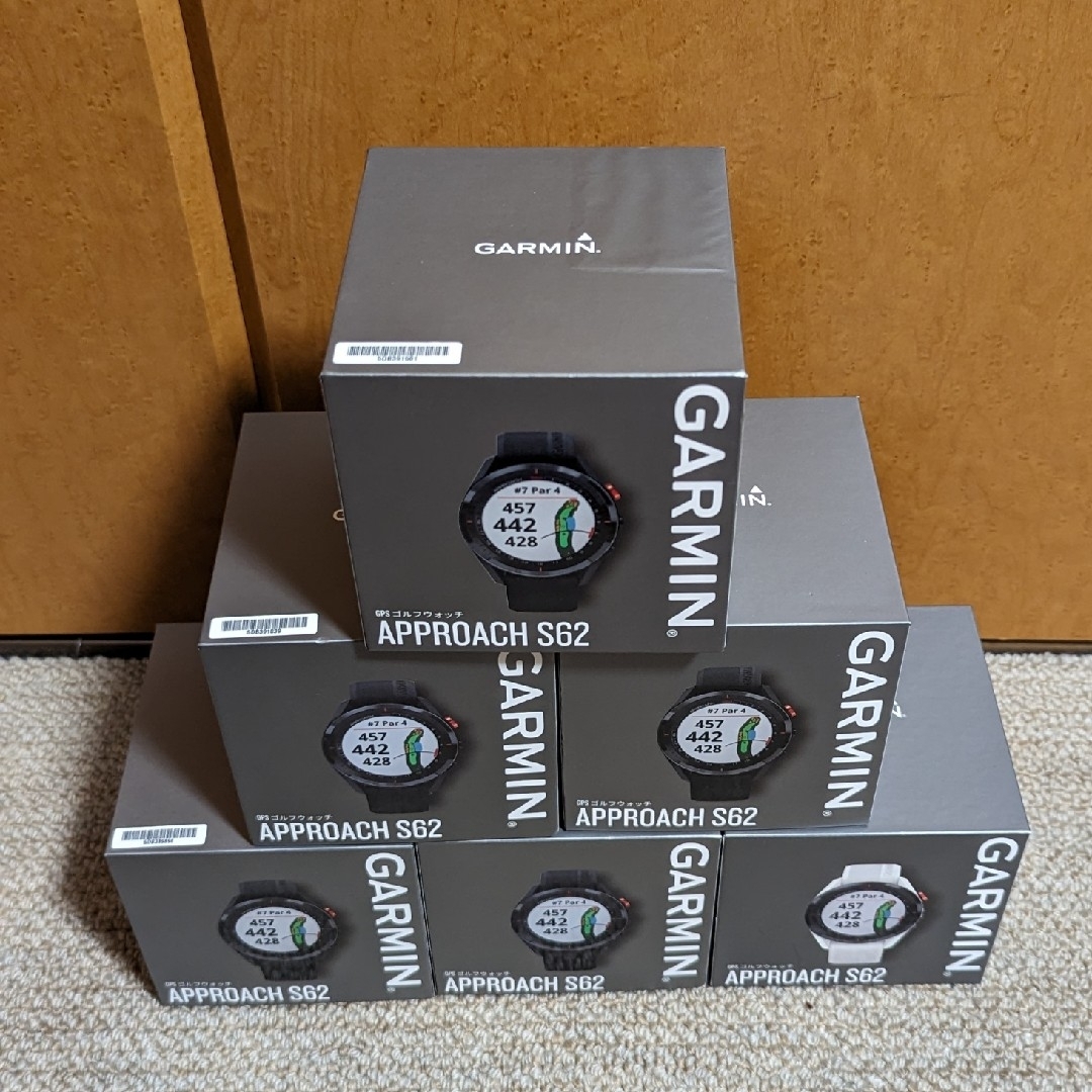 GARMIN - 6台セット【新品】GARMIN ガーミン アプローチ S62の通販 by ゆあがり's shop｜ガーミンならラクマ