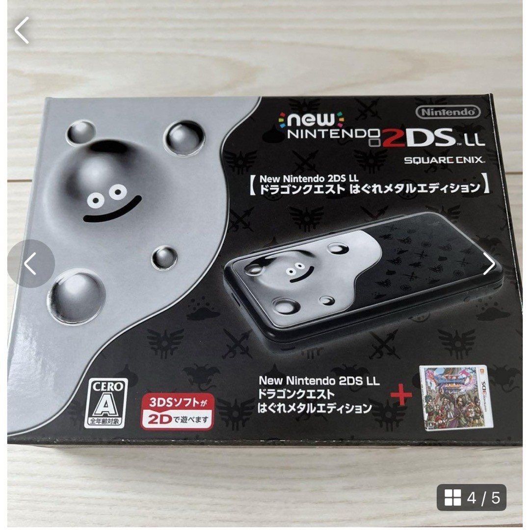 ニンテンドー2DS(ニンテンドー2DS)のNewニンテンドー2DS LL ドラゴンクエスト はぐれメタルエディション エンタメ/ホビーのゲームソフト/ゲーム機本体(携帯用ゲーム機本体)の商品写真