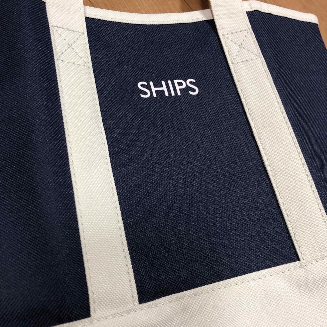 SHIPS(シップス)のSHIPSトートバッグ【未使用】シップスバッグ　ランチバッグ　ショッピングバッグ レディースのバッグ(トートバッグ)の商品写真