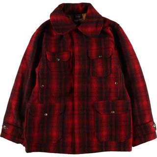 ウールリッチ(WOOLRICH)の古着 50年代 ウールリッチ WOOLRICH チェック柄 ハンティングジャケット メンズL ヴィンテージ /evb003643(その他)