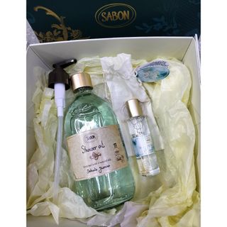 サボン(SABON)のSABON シャワーオイル＆ オードトワレ　デリケート・ジャスミン　２点セット(ボディソープ/石鹸)