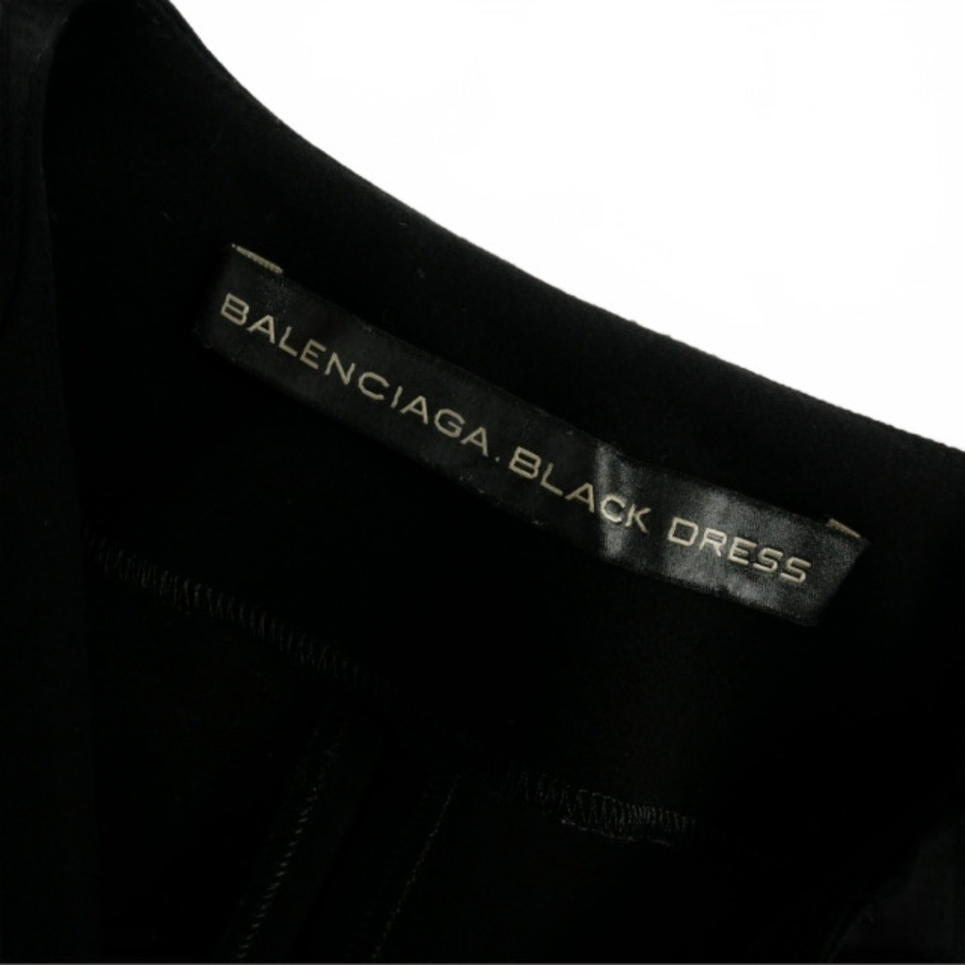 Balenciaga(バレンシアガ)のバレンシアガ ワンピース ドレス 34 ブラック UP57 2013 00417 レディースのワンピース(ひざ丈ワンピース)の商品写真